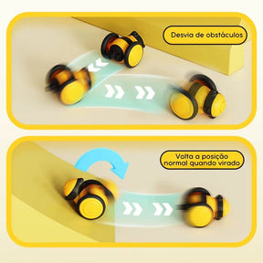 Brinquedo Interativo Inteligente em Formato de Carro para Gatos | Para Gatos de Todas as Idades | Estimula a Caça e Alivia o Tédio | Design Elétrico com Movimento Automático e Recarga USB
