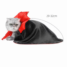 Fantasia De Capa De Vampiro Para Pets