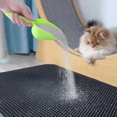 Tapete Coletor de Areia Higiênico para Gatos Limpa Patas velu pet