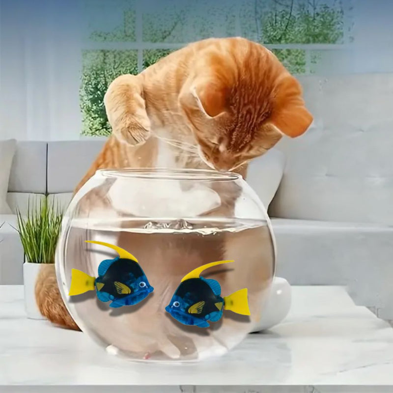 Peixe Elétrico com Movimento para Gatos - Brinquedo Interativo que Estimula e Reduz o Tédio