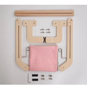 Rede Suspensa de Madeira para Gatos | Para Gatos de Todas as Idades | Oferece Conforto e Descanso Elevado | Design Durável com Lona de Algodão Lavável