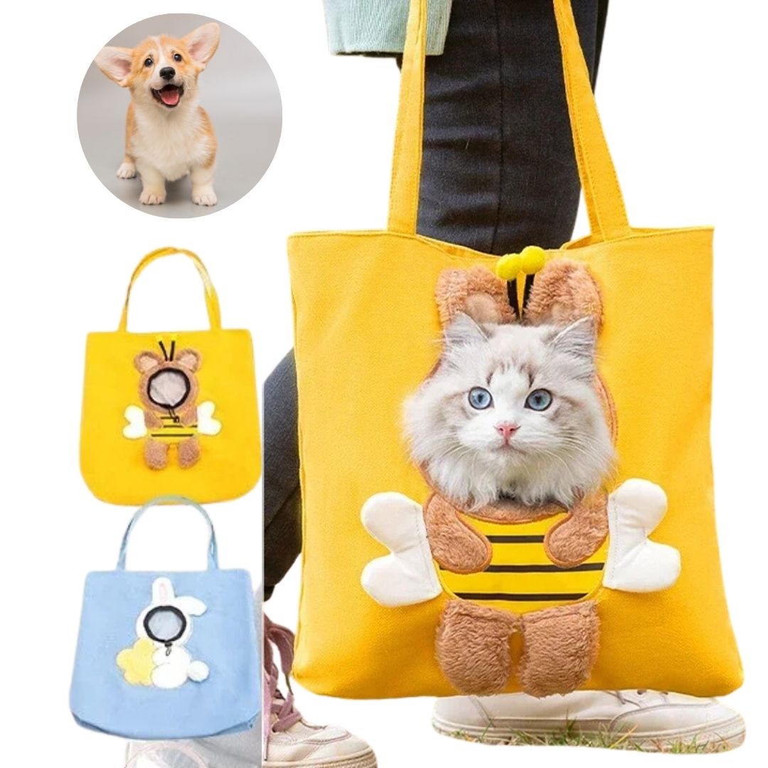 Bolsa de Mão para Transporte de Pets: Acessório Prático para Donos de Animais de Estimação, Ideal para Viagens e Passeios com Conforto, com Design Confortável e Segura