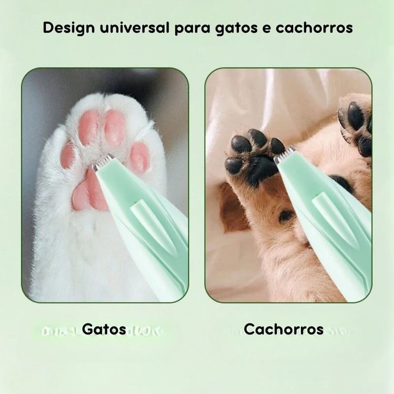 Aparador Elétrico de Pelos para Pets – Tosador Silencioso para Cuidar da Pelagem com Precisão e Conforto