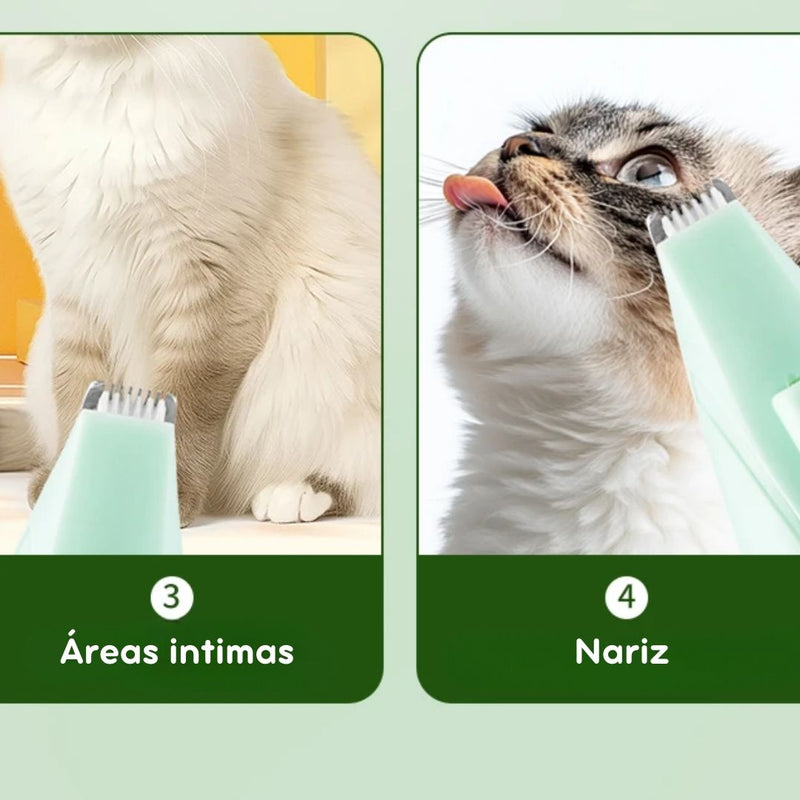 Aparador Elétrico de Pelos para Pets – Tosador Silencioso para Cuidar da Pelagem com Precisão e Conforto