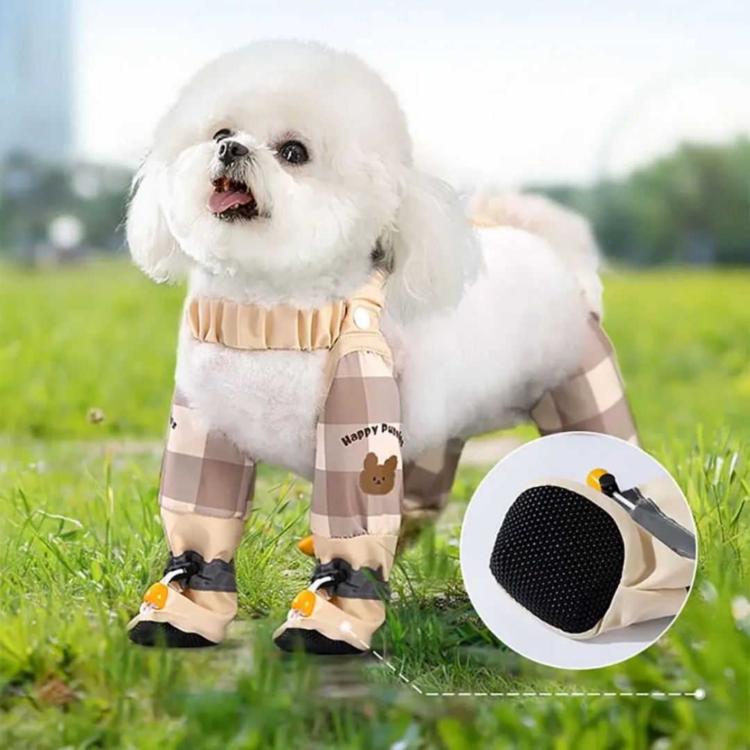PetGuard RainSuit™ — Macacão Impermeável Refletivo para Passeios com Pets