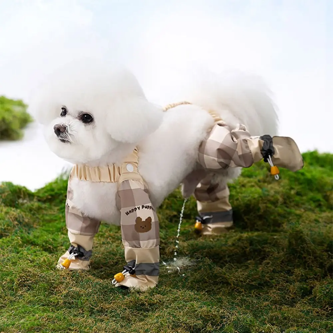 PetGuard RainSuit™ — Macacão Impermeável Refletivo para Passeios com Pets