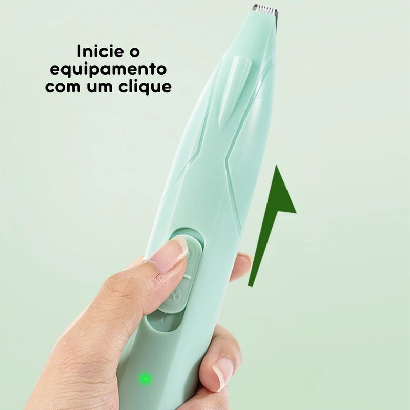 Aparador Elétrico de Pelos para Pets – Tosador Silencioso para Cuidar da Pelagem com Precisão e Conforto