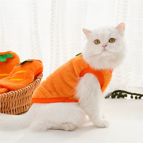 Fantasia de Cenoura para Cães e Gatos na Páscoa - Ideal para Animais de Estimação, Perfeita para Diversão e Fotos