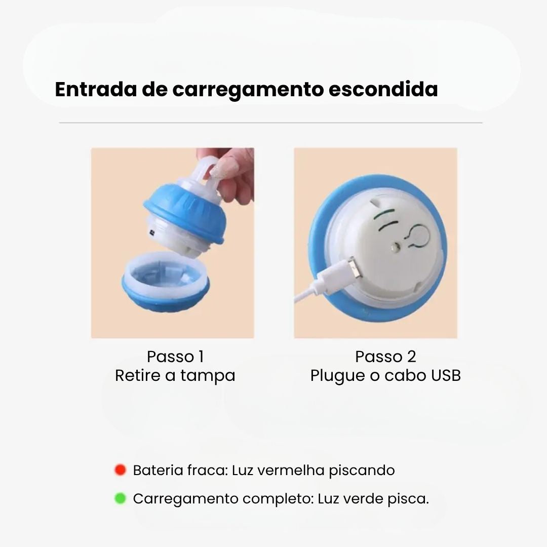 SmartBall Pet™ — Bola Automática com Sensor e Som