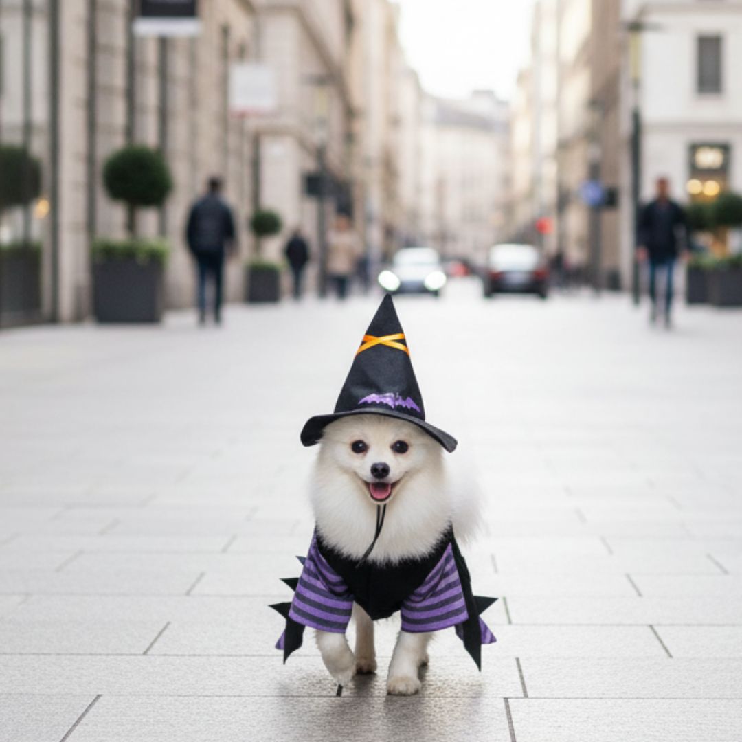 Fantasia de Bruxa para Cães e Gatos