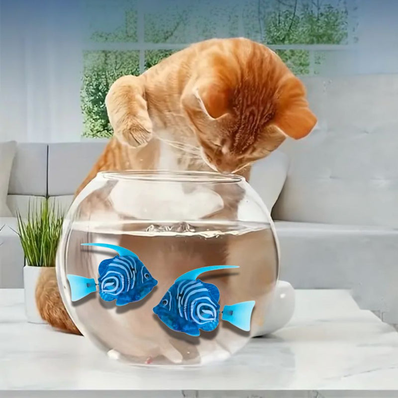 Peixe Elétrico com Movimento para Gatos - Brinquedo Interativo que Estimula e Reduz o Tédio