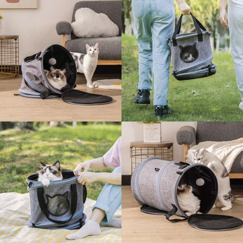 Bolsa de Transporte 4 em 1 Para Pets MEWOOFUN- Versátil Acessório para Donos de Animais de Estimação, Ideal para Viagens e Passeios, Com Design Confortável e Prático