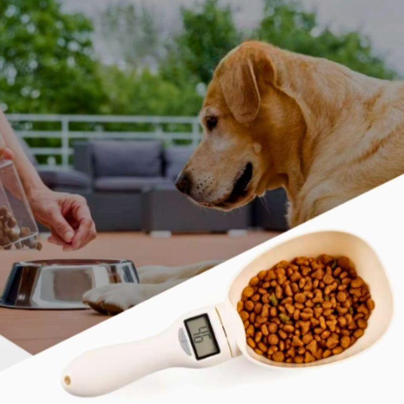 Colher Balança para Medir Ração de Pets | Ideal para Tutores que Querem Precisão na Alimentação | Controla a Porção de Alimentos | Display Digital com Medição Precisa