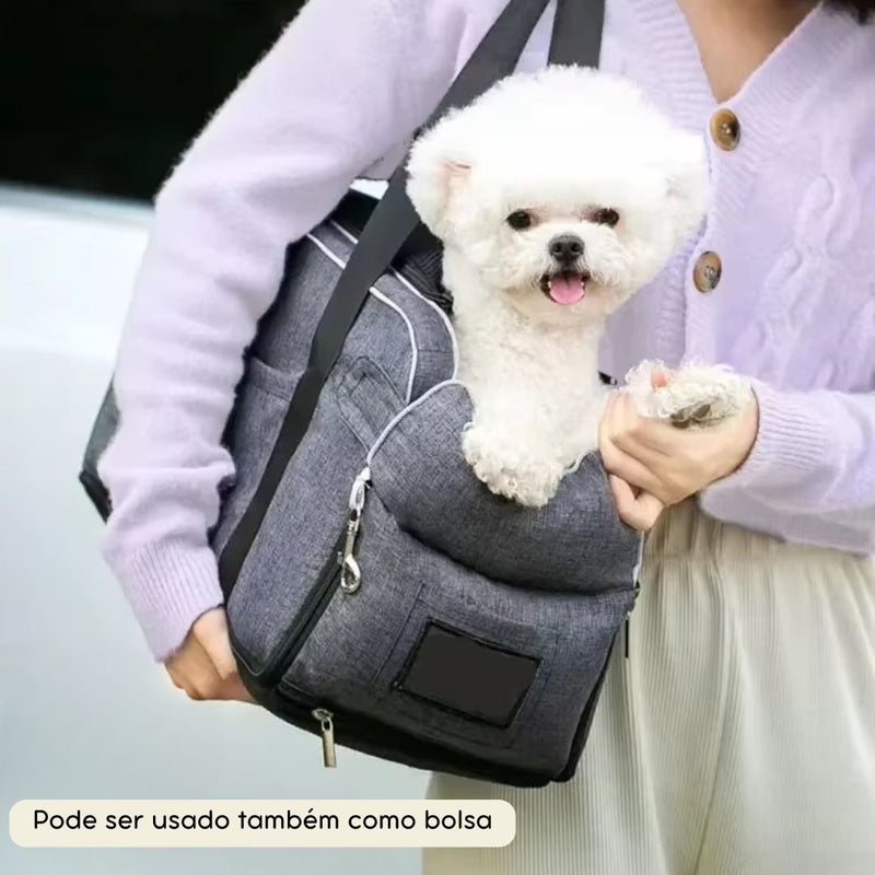 Cadeira de Carro para Gatos e Cachorros | Para Transporte Seguro e Confortável | Protege Seu Pet Durante Viagens | Design Ergonômico e Acolchoado