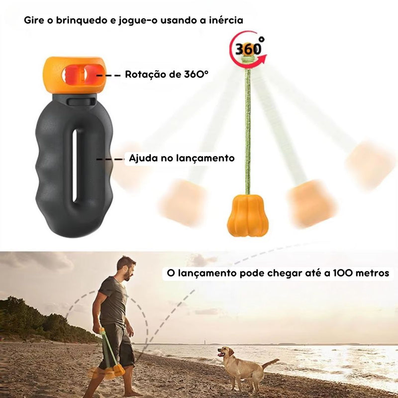 Brinquedo Interativo de Abóbora para Cães - Acessório Divertido para Entretenimento e Estímulo Mental