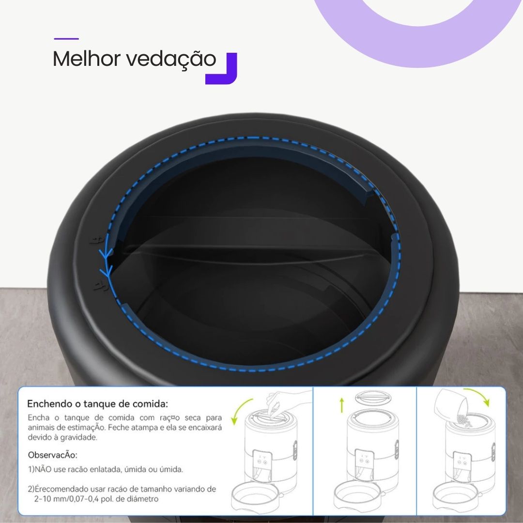 Alimentador Inteligente SmartPet 2L velú pet