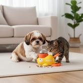 Alimentador Interativo Pato para Cães e Gatos – Saúde e Diversão