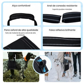 Arnês de Elevação Abdominal Ortopédico para Cães