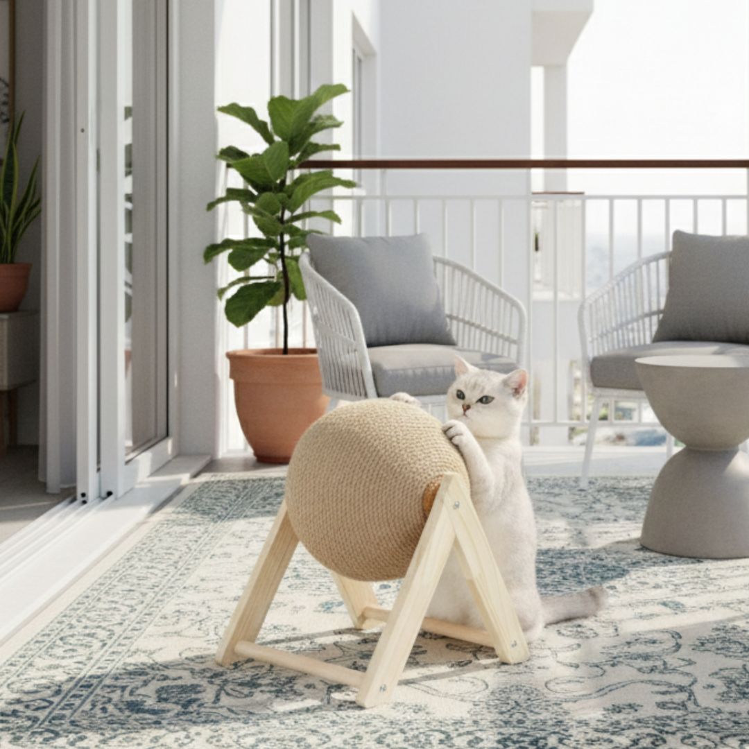 Arranhador Bola para Gatos – Brinquedo Interativo e Estimulante