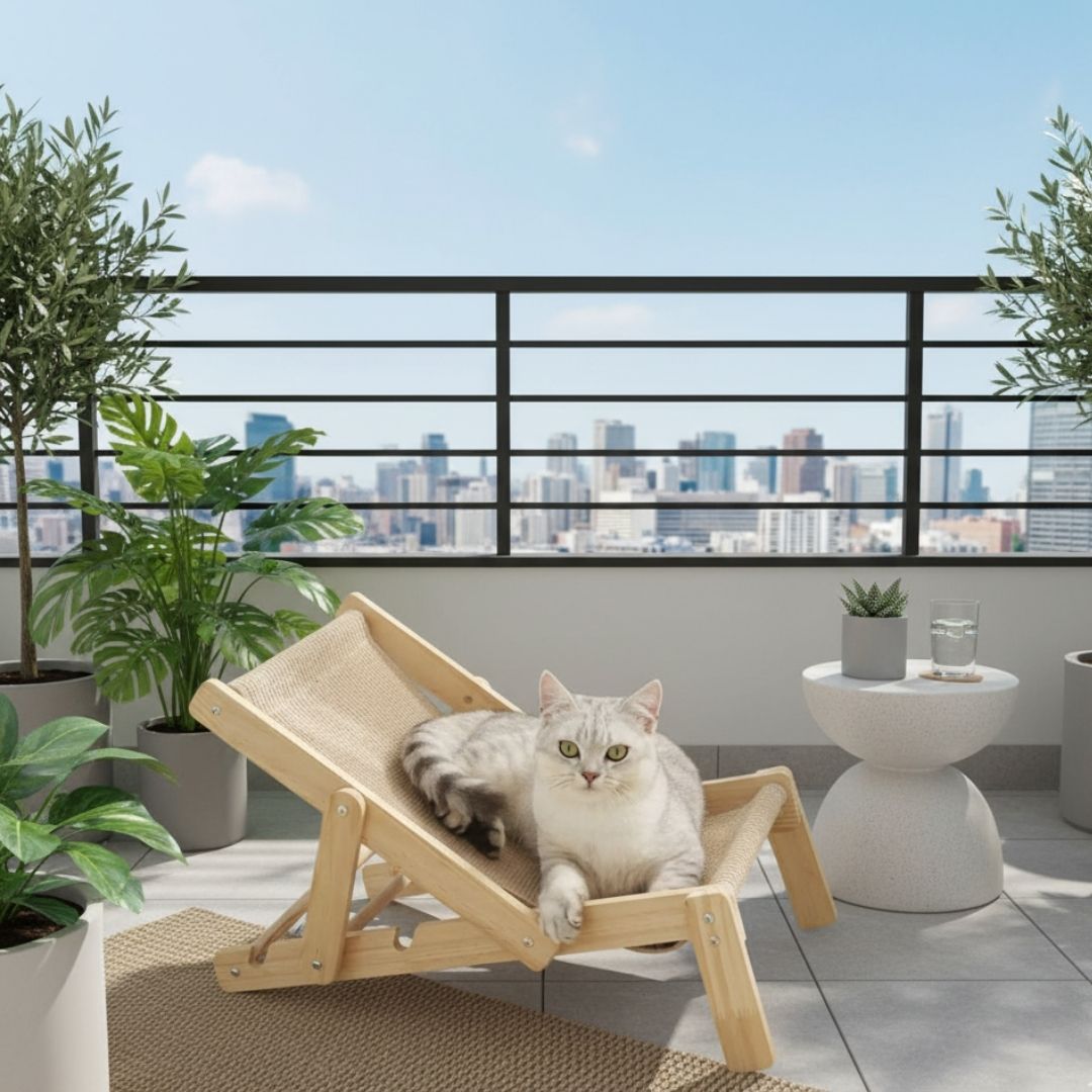 Arranhador Poltrona 2 em 1 para Gatos – Relaxamento e Diversão com Estilo