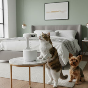 Bebedouro Anti-Gravidade com Umidificador – Hidratação e Conforto para Pets