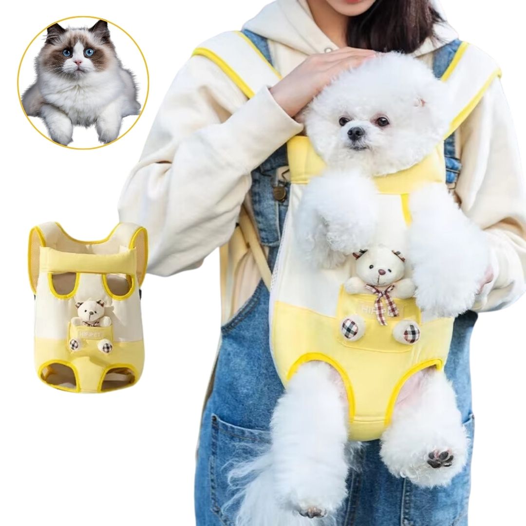 Está cansado de carregar seu pet de forma desconfortável e insegura? Chega disso! Conheça a Bolsa Sling Urso, a solução definitiva para transportar seu pet com conforto, estilo e suas mãos totalmente livres!