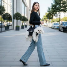 Bolsa de Transporte Moderna para Pets – Conforto e Estilo em Viagens