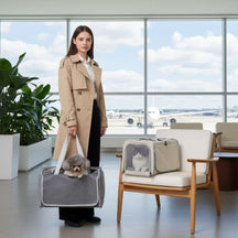 Bolsa de Transporte Respirável para Cães e Gatos