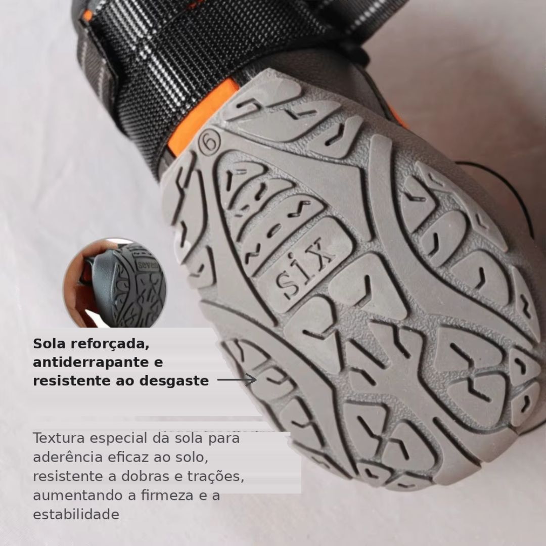 Botinha Corretiva Antiderrapante para Cães que Arrastam a Pata — Apoio de Marcha
