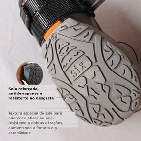Botinha Corretiva Antiderrapante para Cães que Arrastam a Pata — Apoio de Marcha