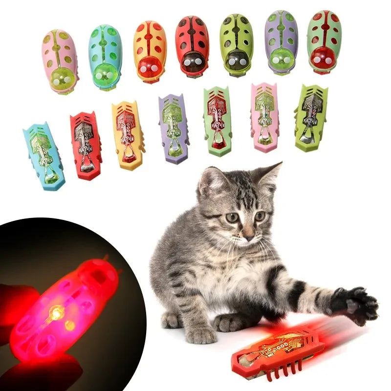 Brinquedo Interativo Inseto Elétrico para Gatos: Acessório Divertido que Estimula o Instinto de Caça