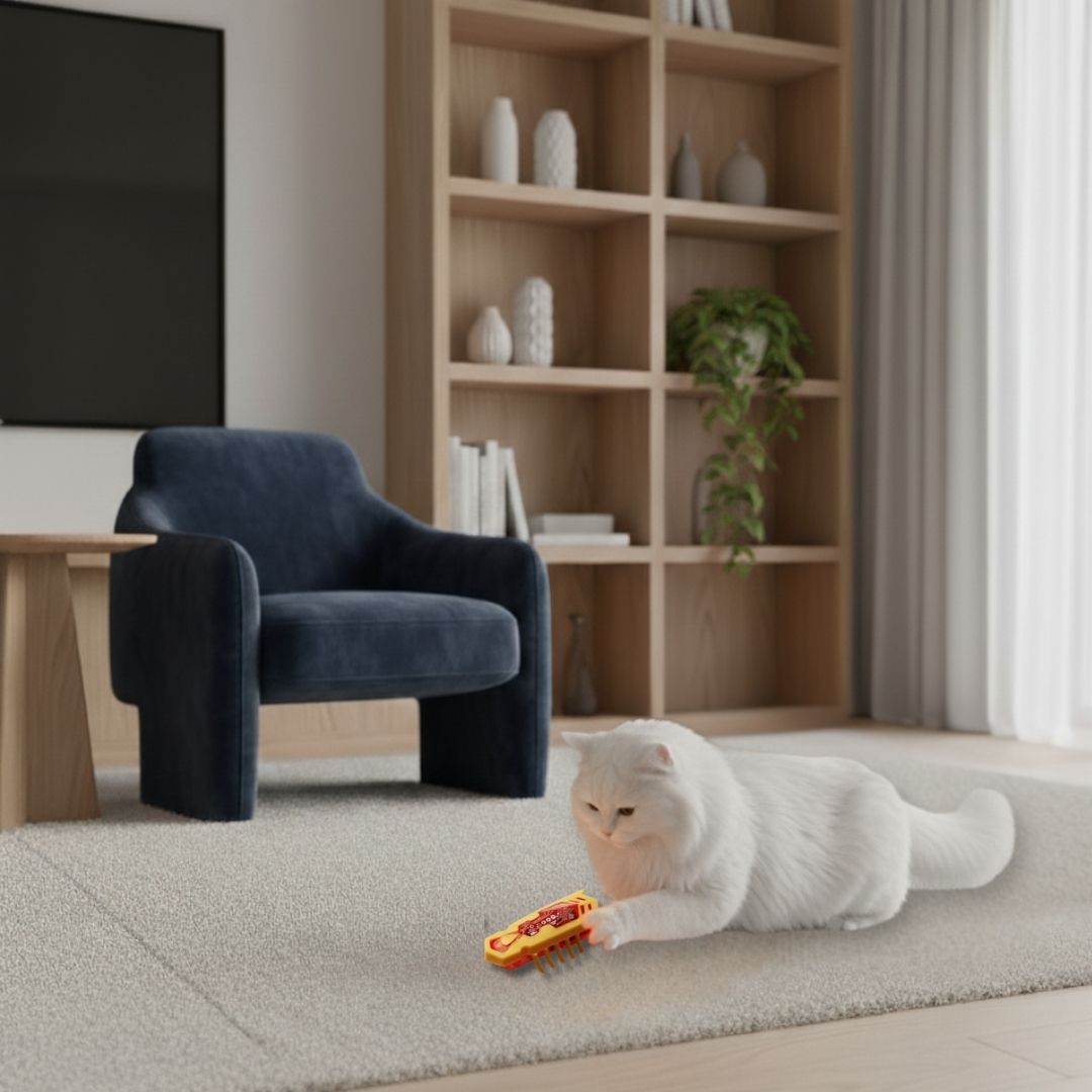 Brinquedo Inseto Elétrico para Gatos – Estímulo ao Instinto de Caça
