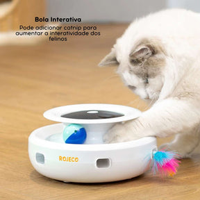 Brinquedo Interativo Esconde-Esconde para Gatos – Estímulo Mental e Diversão com Movimento Automático