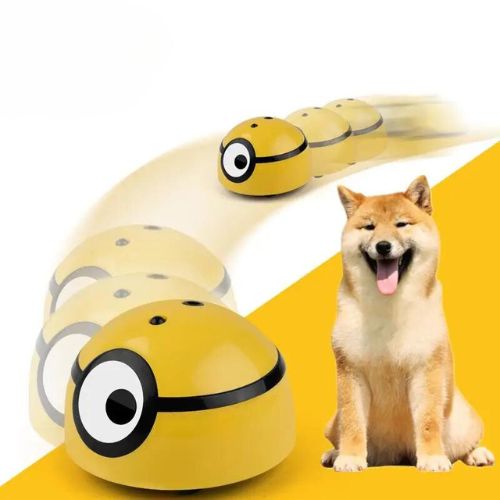 Brinquedo Inteligente de Movimento Automático para Pets – Disco Fugitivo com Design Divertido Minion