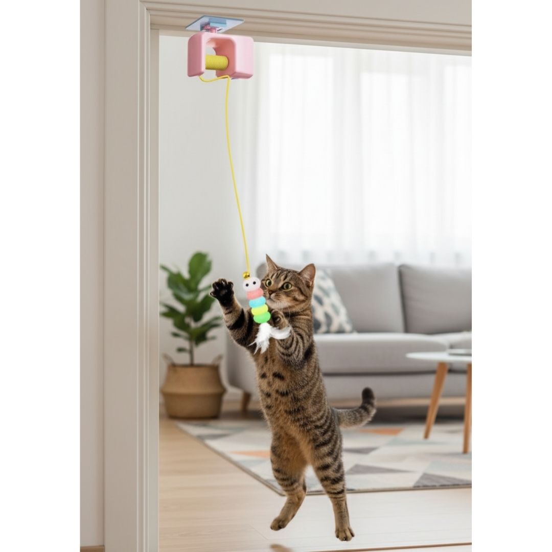 Brinquedo Interativo Automático para Gatos – Diversão, Saúde e Caça Instintiva! velú pet
