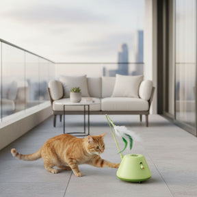 Brinquedo Interativo Aventura 360º para Gatos – Diversão e Estímulo Mental