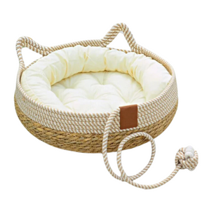 Cama Cesto Aconchegante para Cachorros e Gatos – Conforto Extra com Enchimento Macio