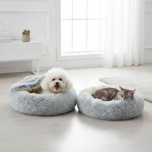 Cama Iglu Premium 2 em 1 para Cães e Gatos de Pequeno Porte