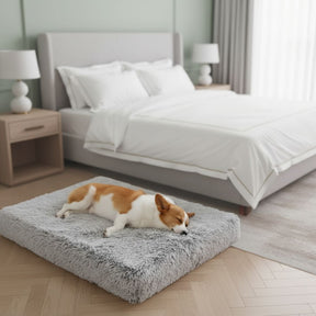 Cama Ortopédica de Pelúcia para Cães – Conforto e Alívio da Dor