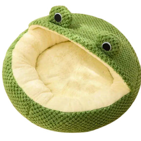 Cama Sapinho Iglu para Pets - Alojamento Confortável para Cães e Gatos com Design Divertido