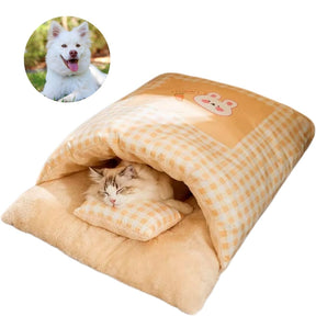 Cama para Pets – Gatos e Cachorros | Design Divertido de Coelho, Confortável e Aconchegante