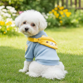 Camisa Estilosa com Pochete para Pets – Conforto e Estilo Premium