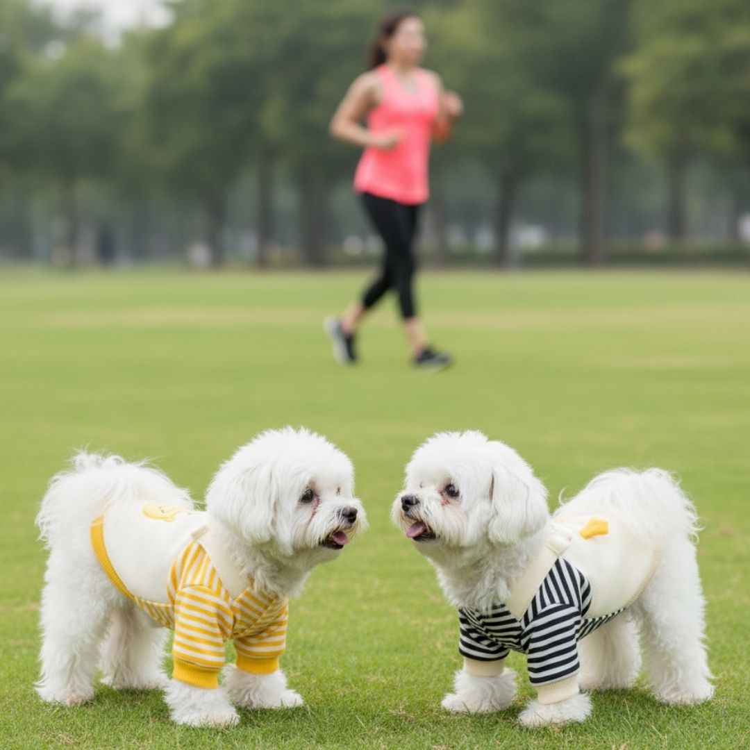 Camisa Listrada para Pets – Conforto e Estilo para Cães e Gatos