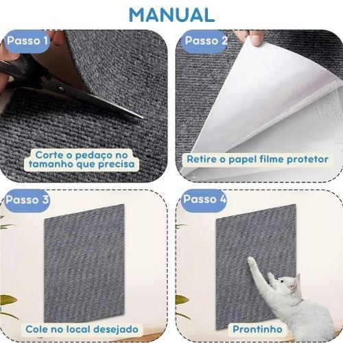 Carpete Arranhador para Gatos – Protege Sofás e Cadeiras velú pet 