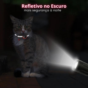 Coleira com Suporte para Tag Rastreadora