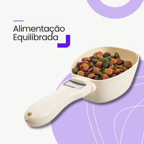 Colher Balança Digital para Pets – Controle Preciso da Ração
