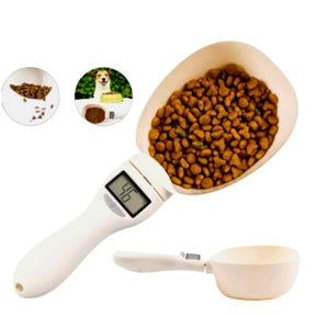 Colher Balança para Medir Ração de Pets | Ideal para Tutores que Querem Precisão na Alimentação | Controla a Porção de Alimentos | Display Digital com Medição Precisa