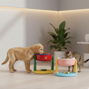Comedouro Ajustável para Pets – 3 Alturas Reguláveis