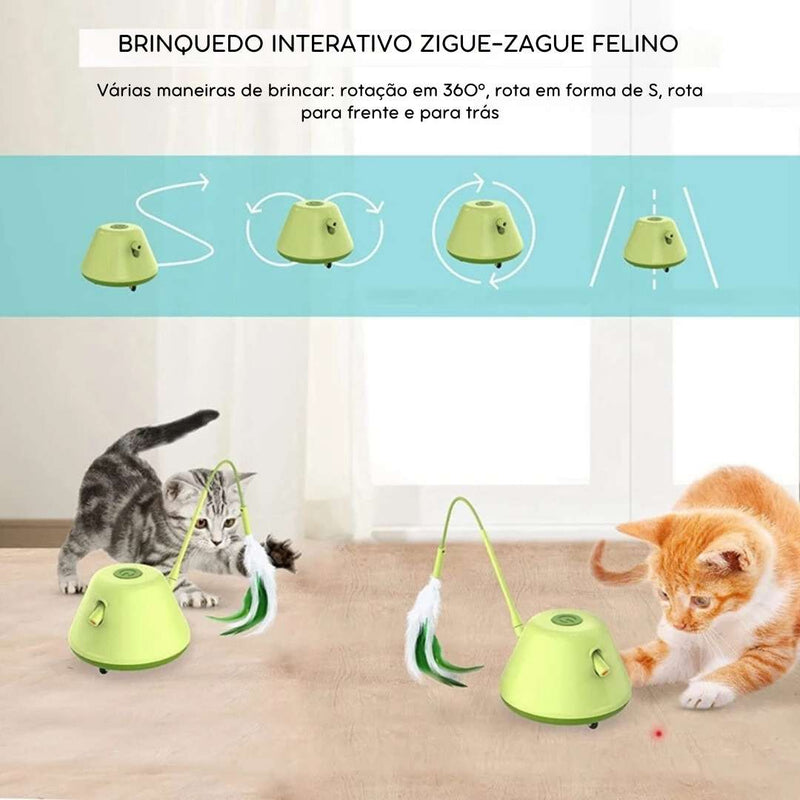 Brinquedo Interativo Aventura 360º Para Gatos: Diversão Infinita e Estímulo Mental