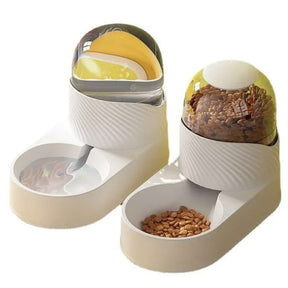 Comedouro e Bebedouro Globo para Cachorros e Gatos – Alimentação e Hidratação Automática com Design Moderno